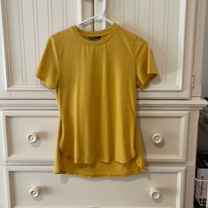 yellow shirt